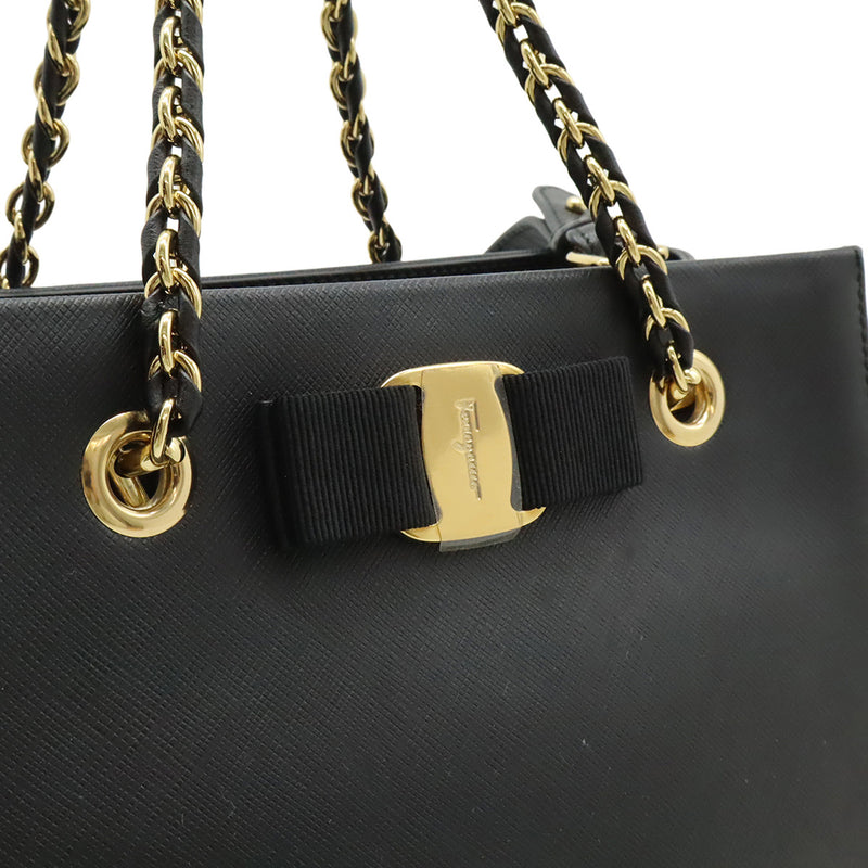 Leather Vara Bow Satchel - Image 7