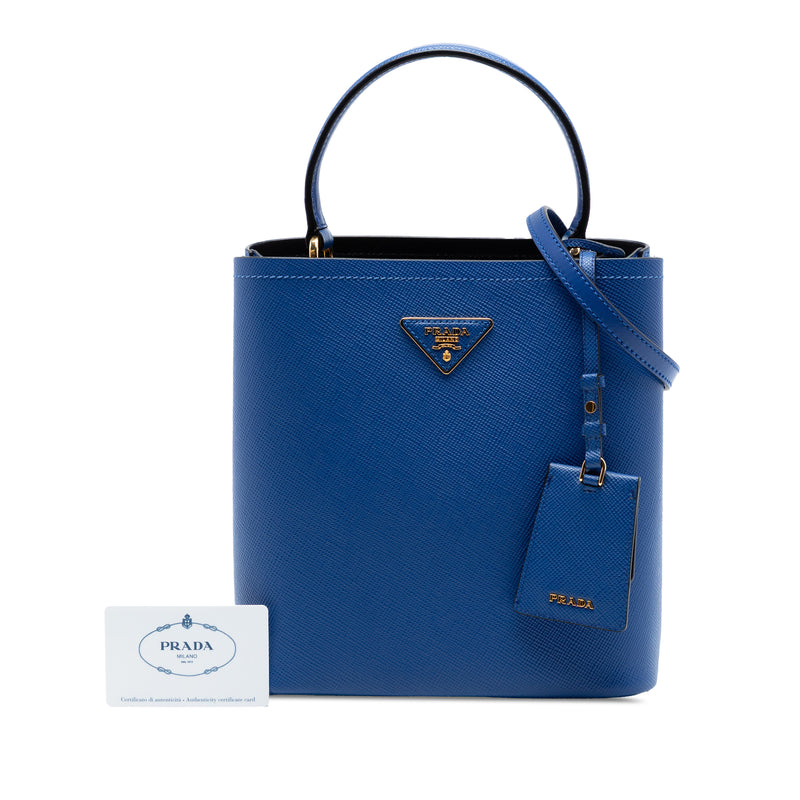 Medium Saffiano Cuir Panier Satchel - Image 7