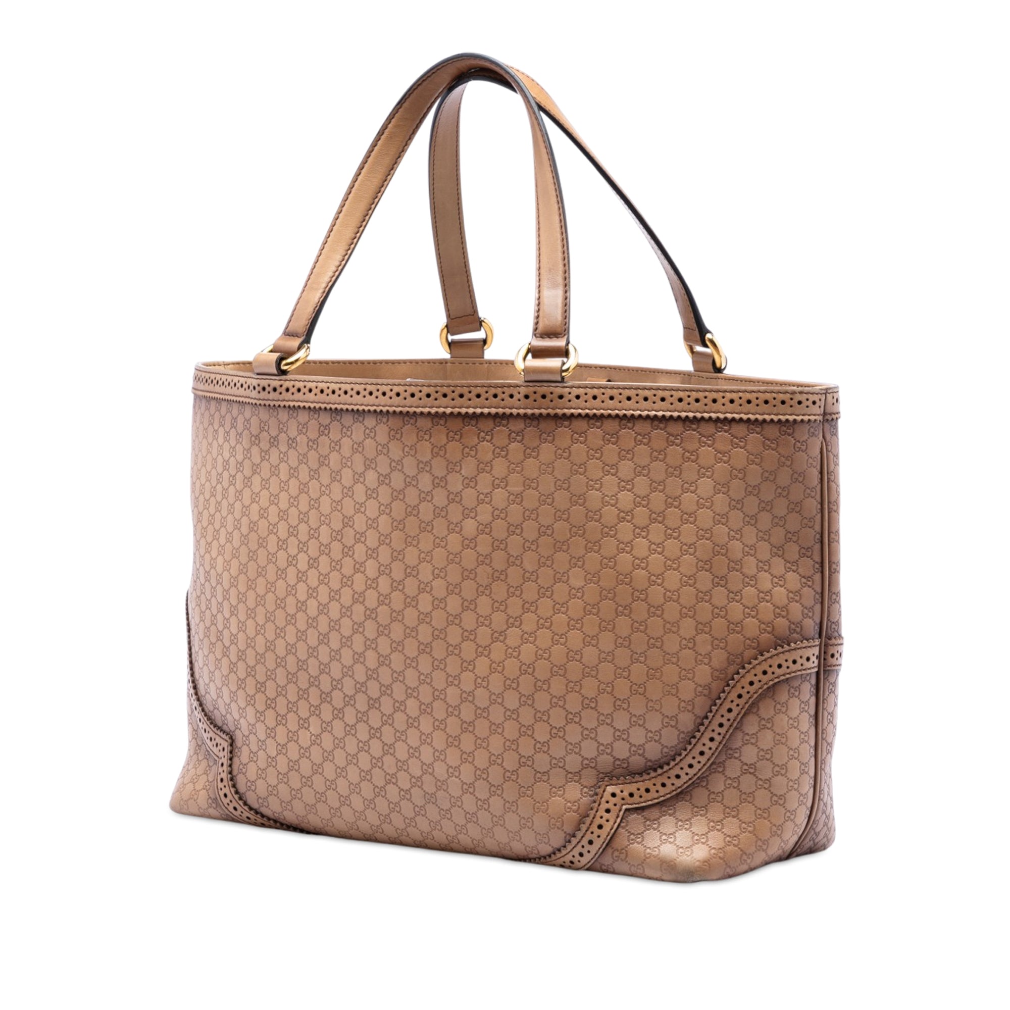 Large Microguccissima Brogue Duilio Tote - Image 2
