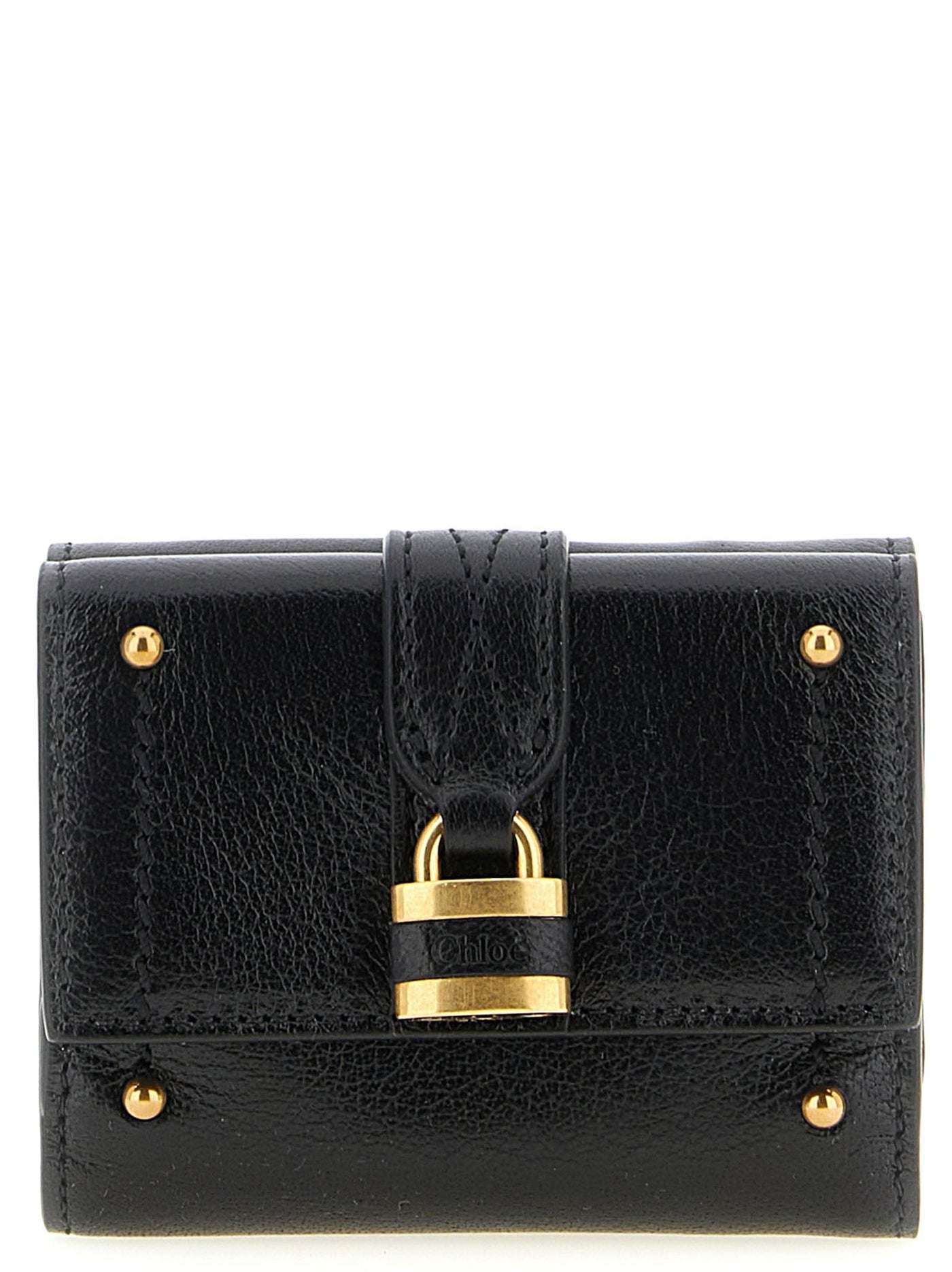 Chloé Paddington Wallet — Black Buffalo Leather