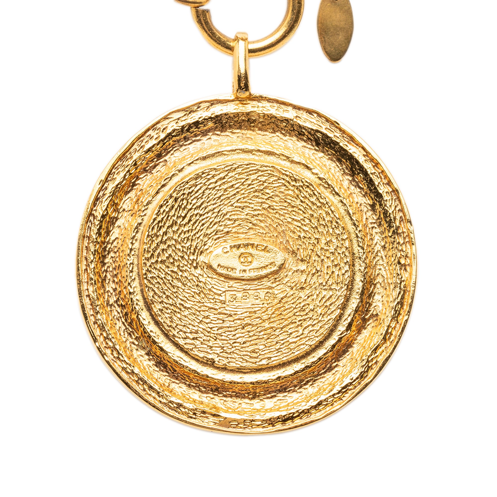 Gold Plated 31 Rue Cambon Coin Pendant  Necklace - Image 3