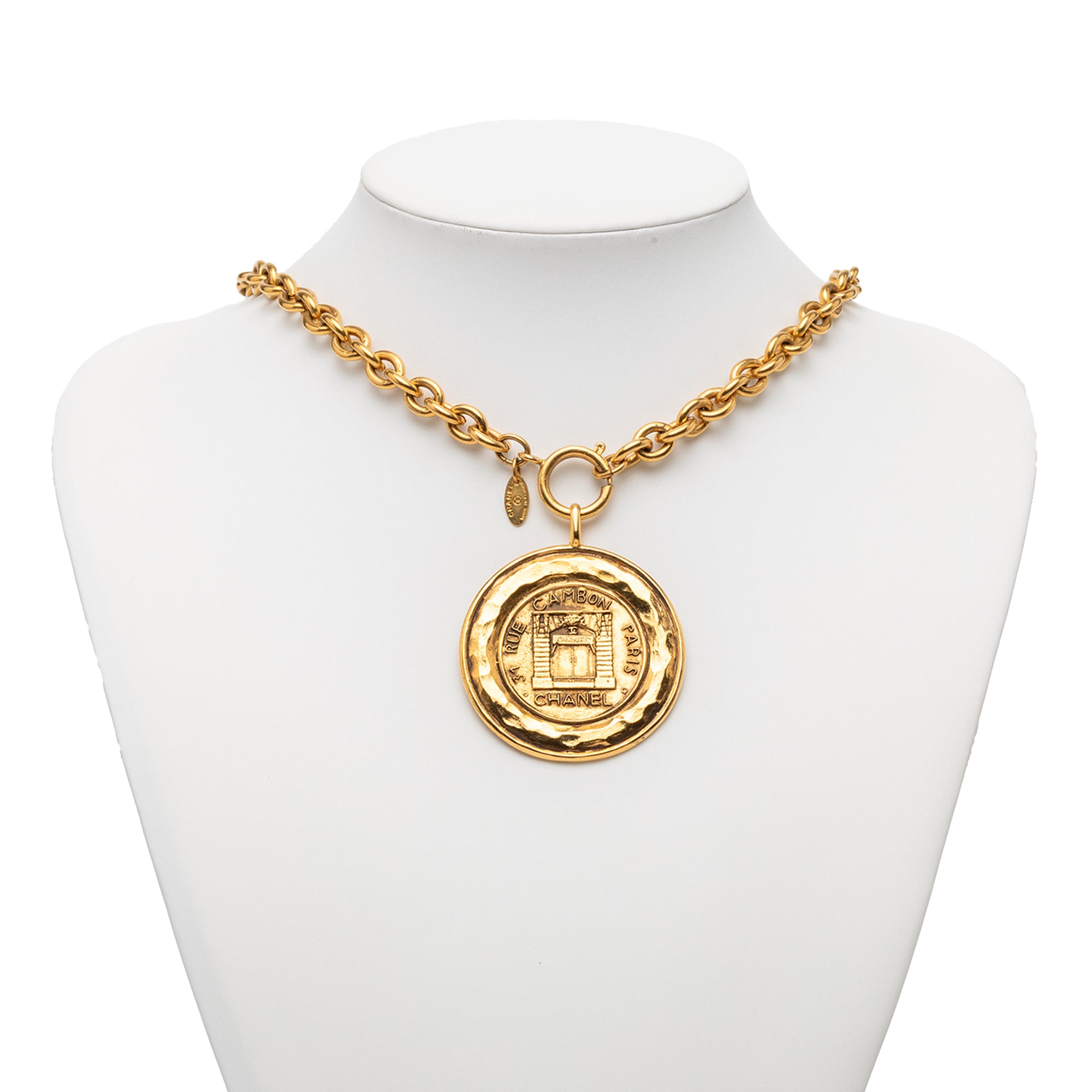 Gold Plated 31 Rue Cambon Coin Pendant  Necklace - Image 6