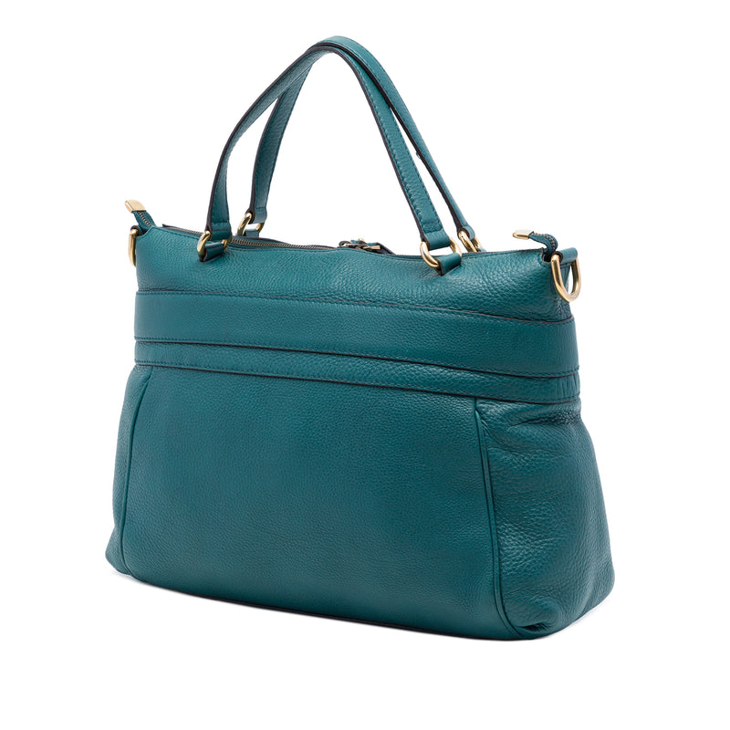 Medium Calfskin Ride Top Handle Bag - Image 2