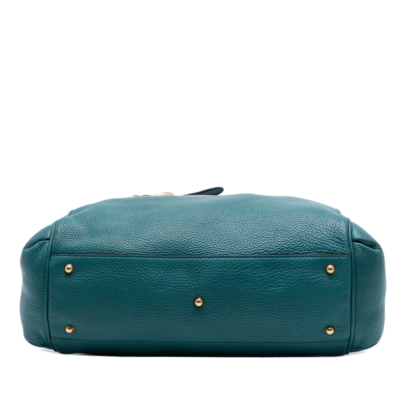 Medium Calfskin Ride Top Handle Bag - Image 3
