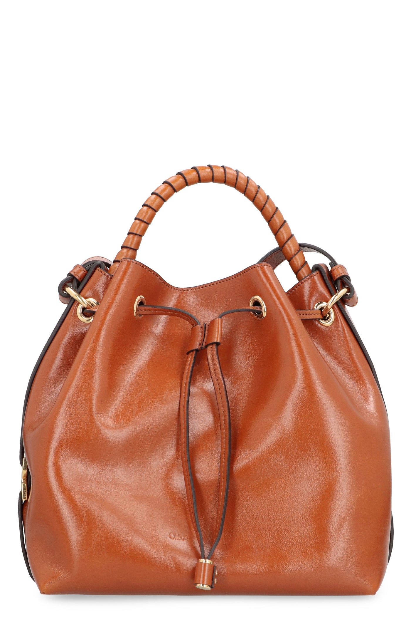 Chloé Marcie Bucket Bag — Brown Calf