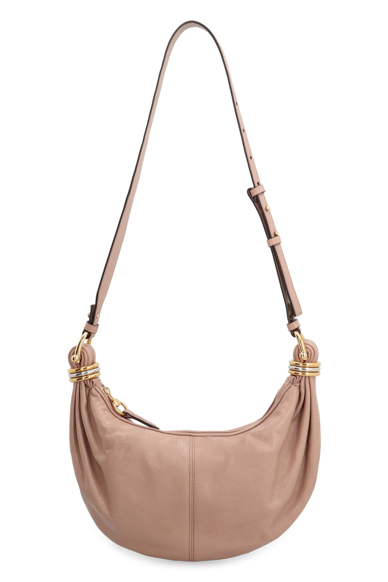 Chloé Pebbled Calf Leather Hobo Bag — Pink