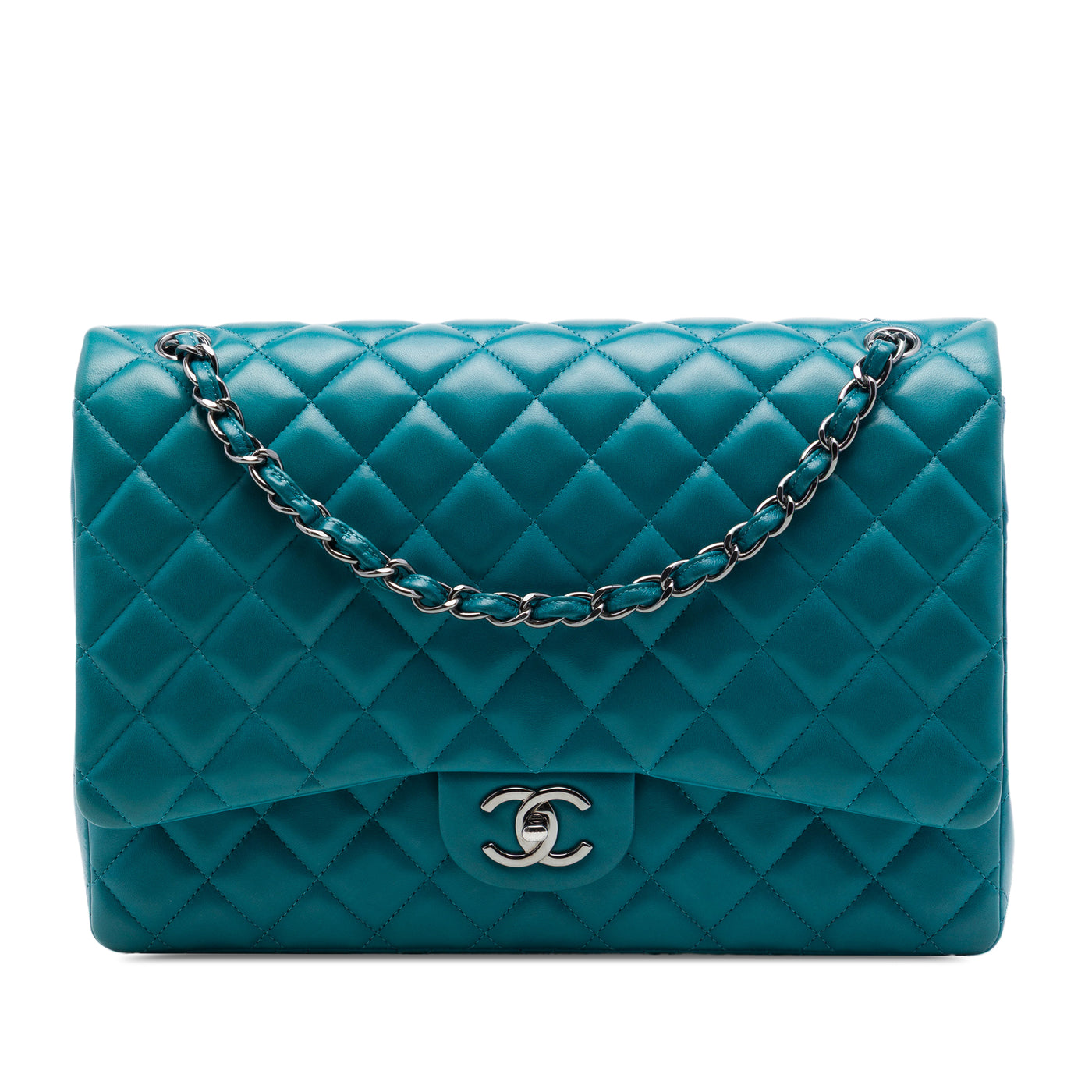 Maxi Classic Lambskin Double Flap - Image 1
