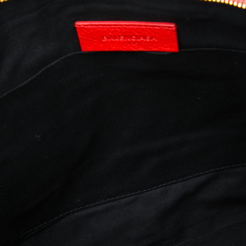 Lambskin Motocross Giant 12 Zip Around Flat Clutch - Image 4