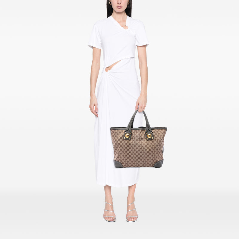 GG Canvas Sunset Tote - Image 6