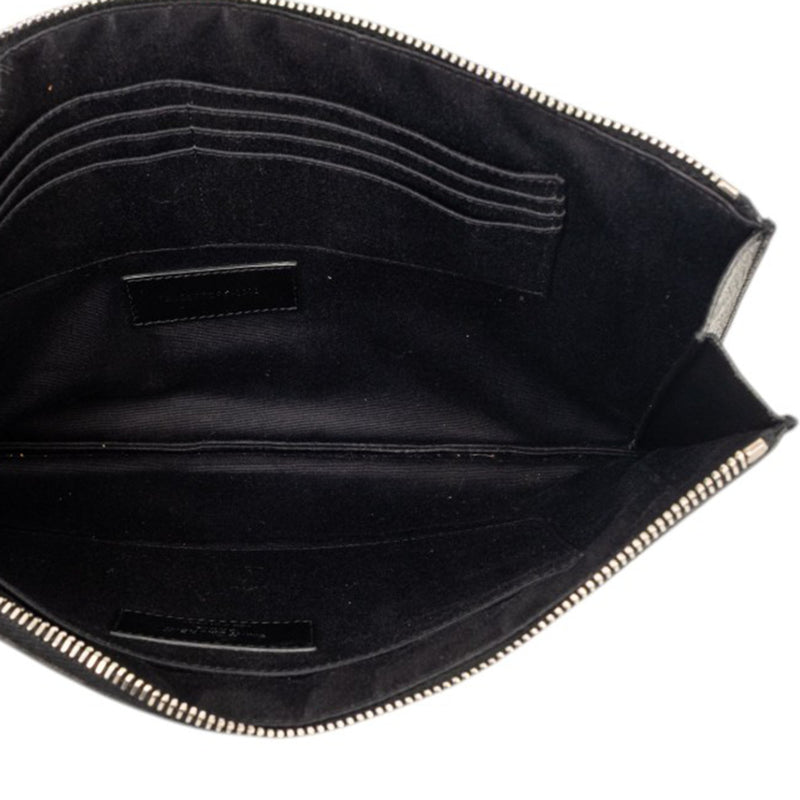 Studded Leather Clutch - Image 4
