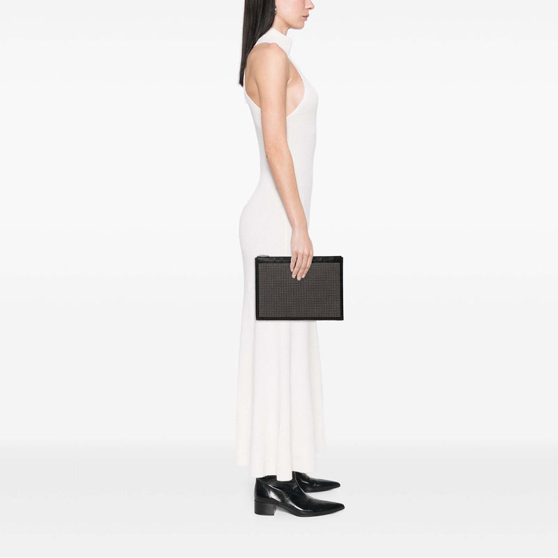 Studded Leather Clutch - Image 7