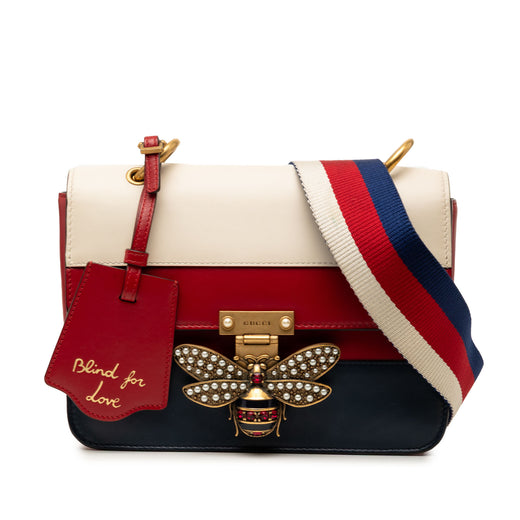Medium Calfskin Queen Margaret Flap Shoulder Bag - Image 1