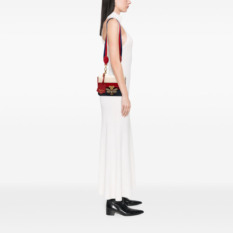 Medium Calfskin Queen Margaret Flap Shoulder Bag - Image 7