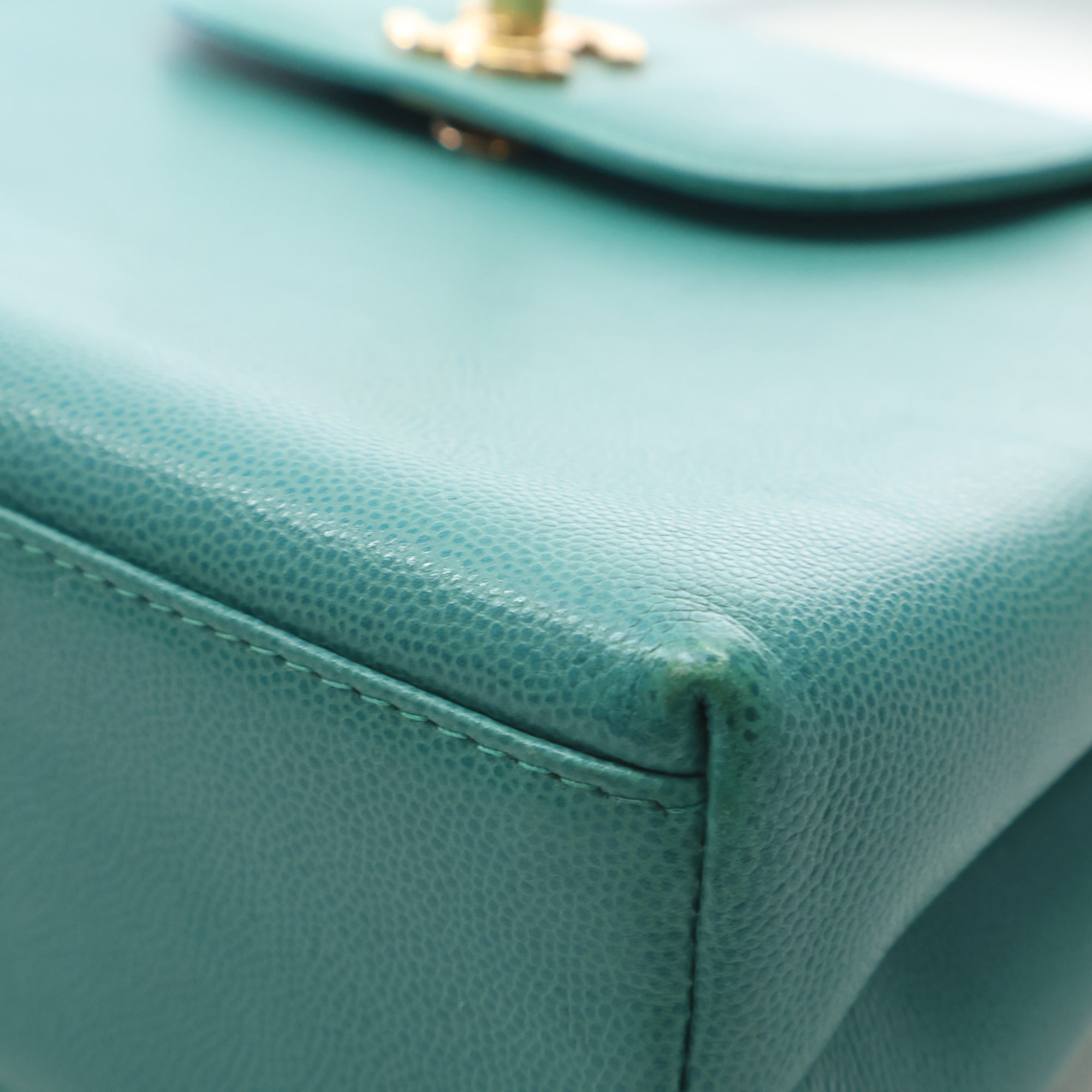 CC Caviar Kelly Top Handle Flap - Image 10