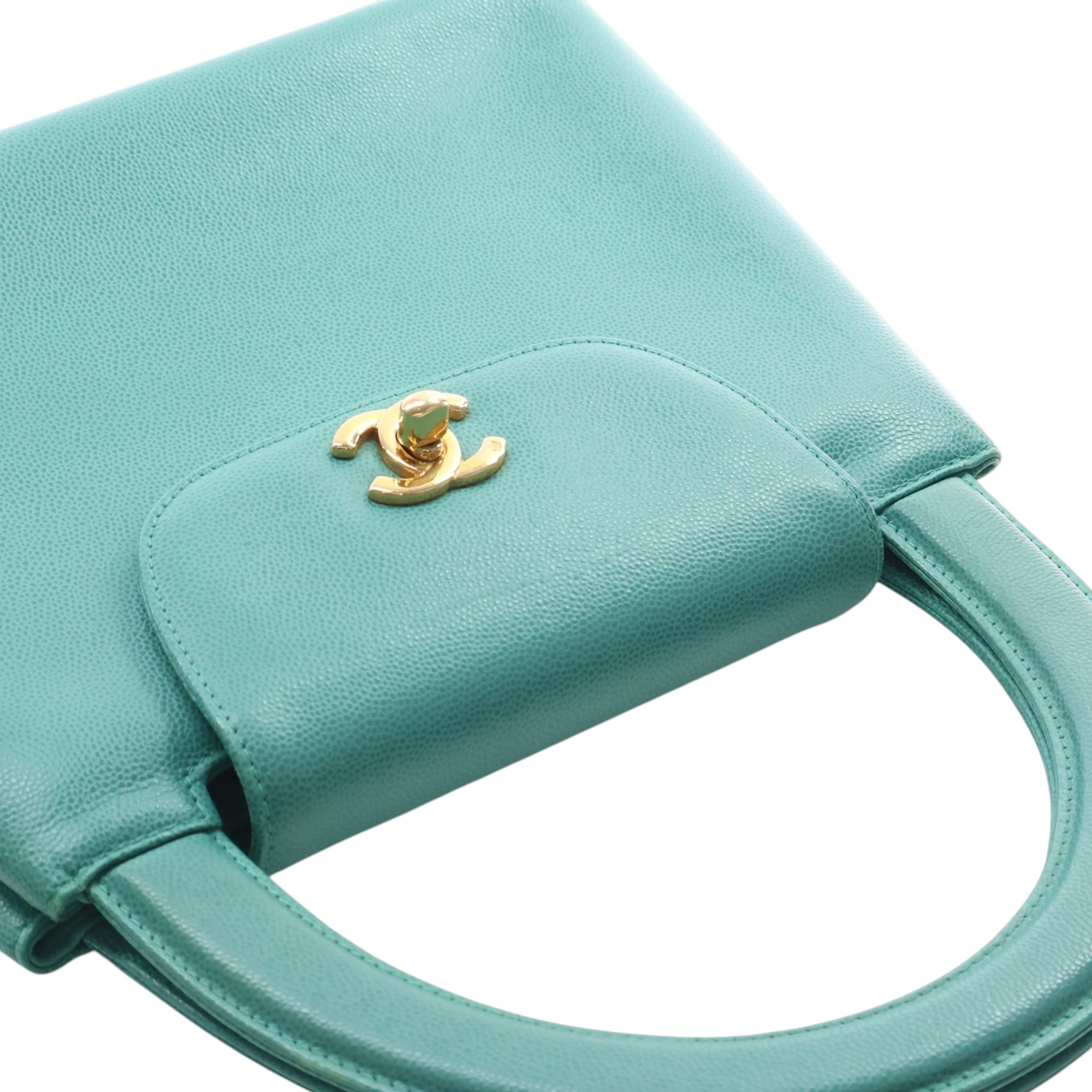 CC Caviar Kelly Top Handle Flap - Image 12