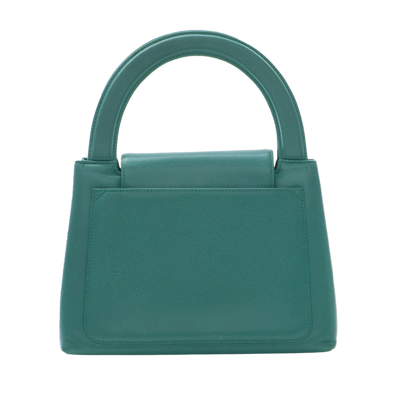 CC Caviar Kelly Top Handle Flap - Image 2