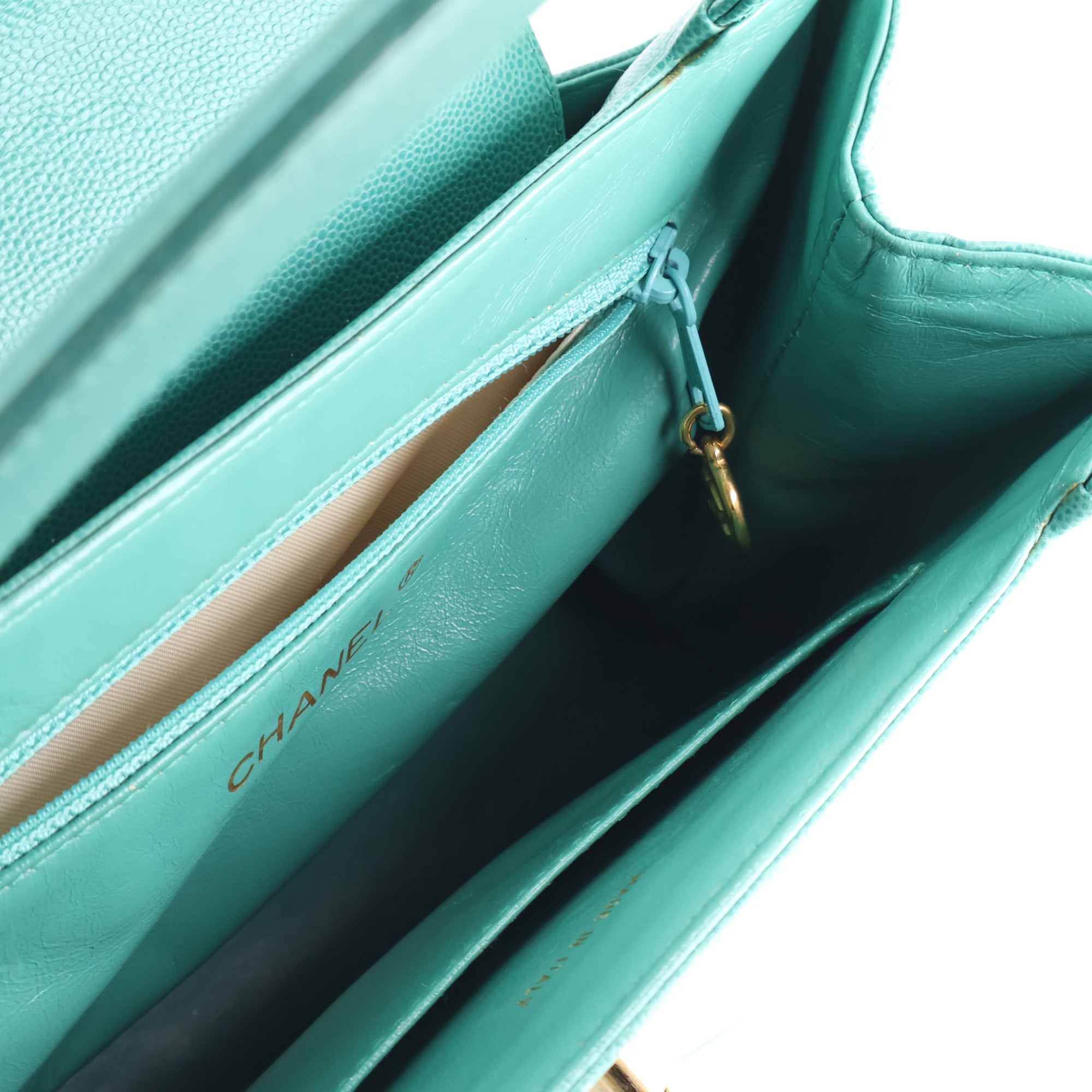 CC Caviar Kelly Top Handle Flap - Image 4