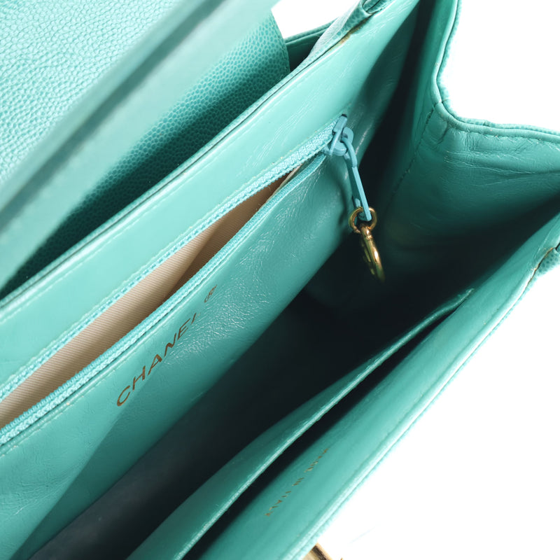 CC Caviar Kelly Top Handle Flap - Image 4