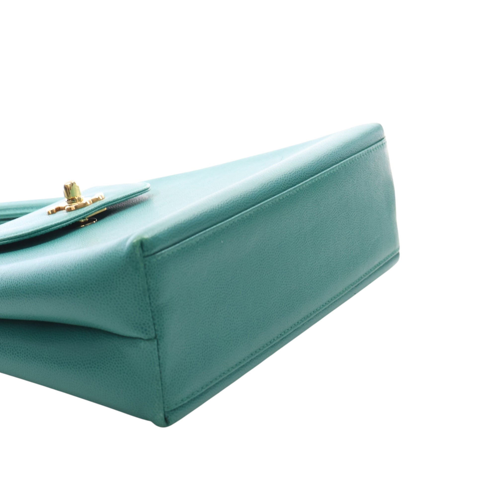 CC Caviar Kelly Top Handle Flap - Image 5