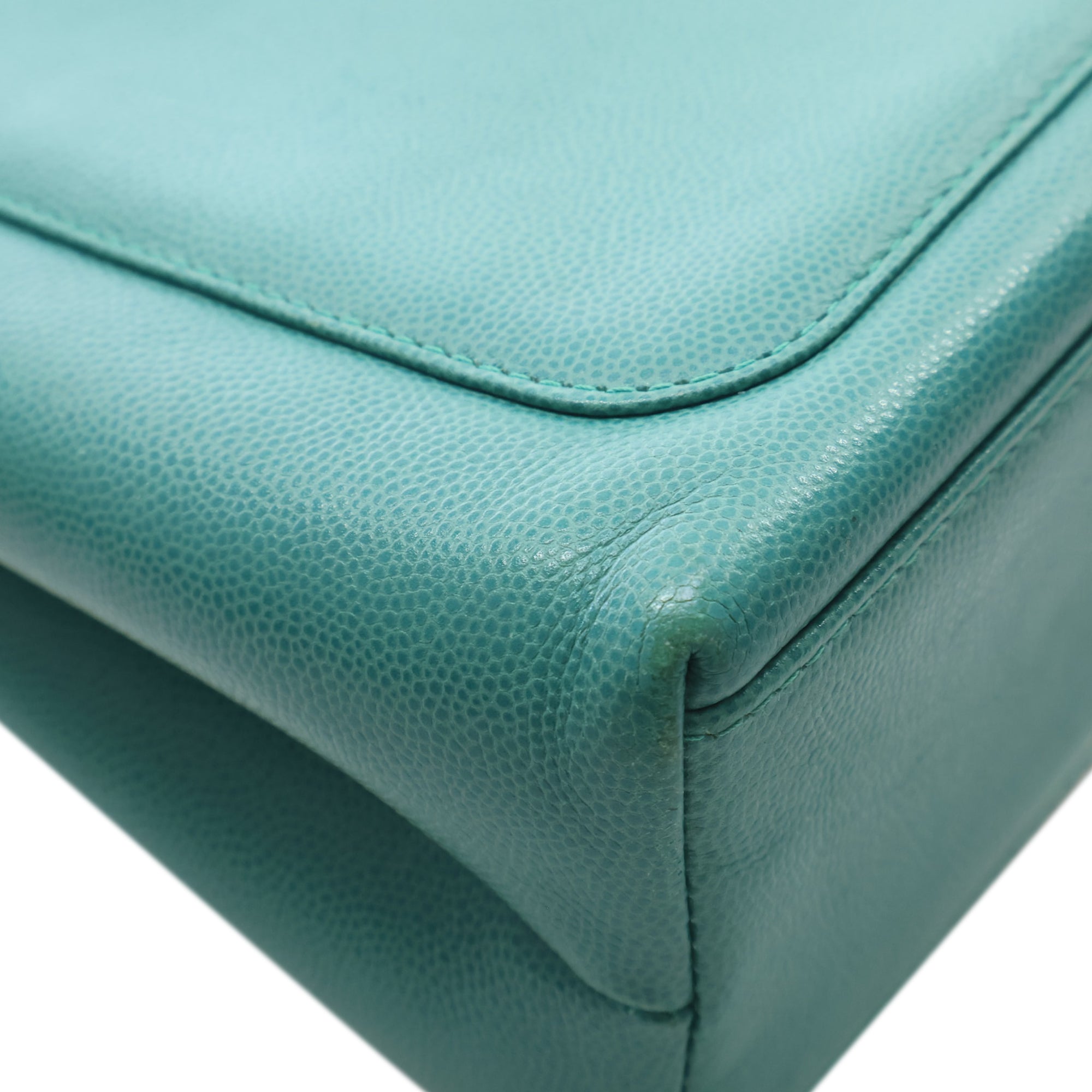 CC Caviar Kelly Top Handle Flap - Image 7