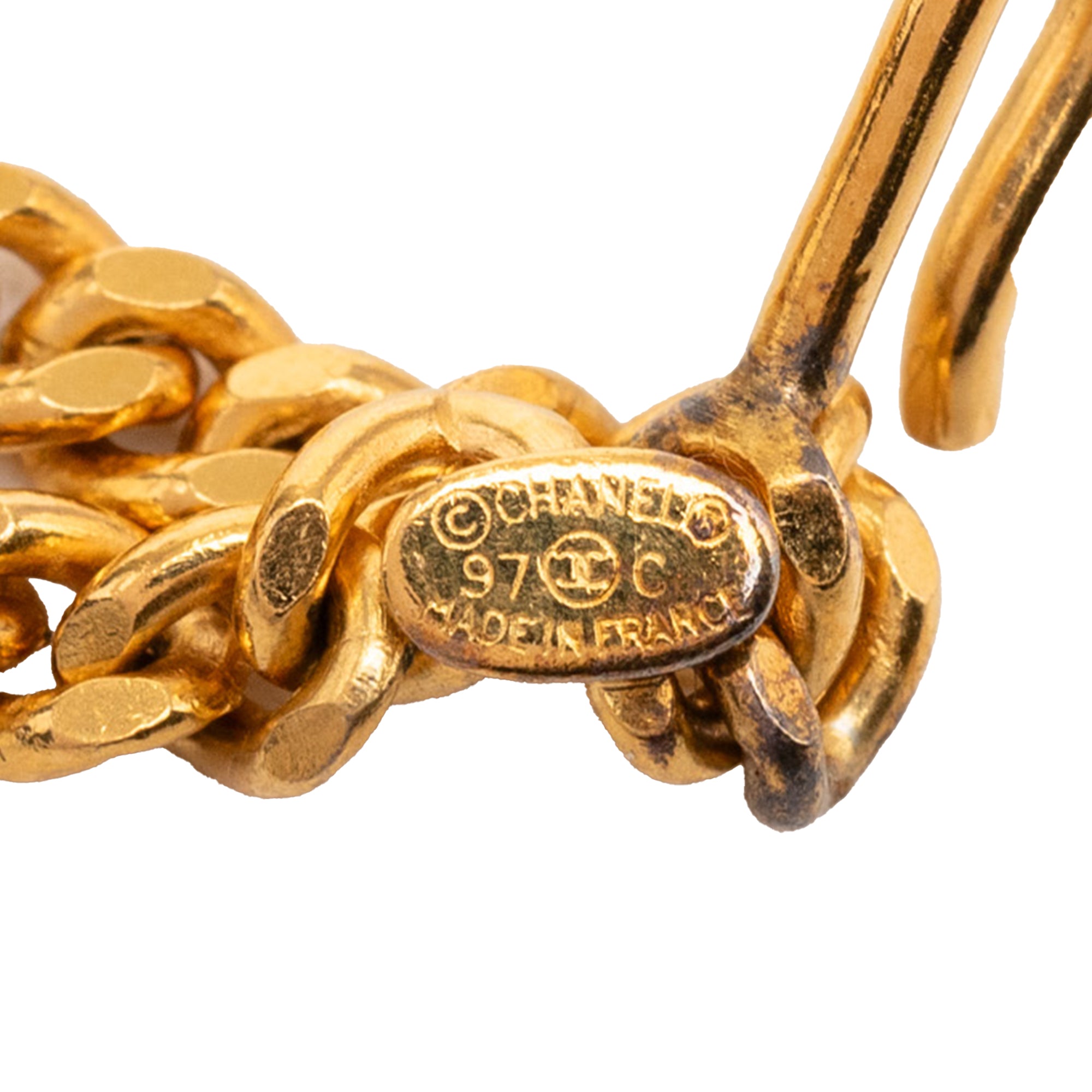 CC Brass Gold Plated Chain Belt - Image 3