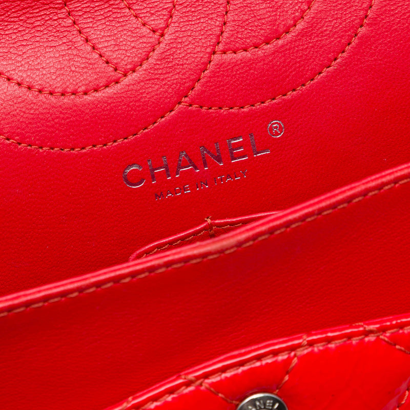 Quilted Crinkled Patent Reissue 2.55 Double Flap 226 - Image 5