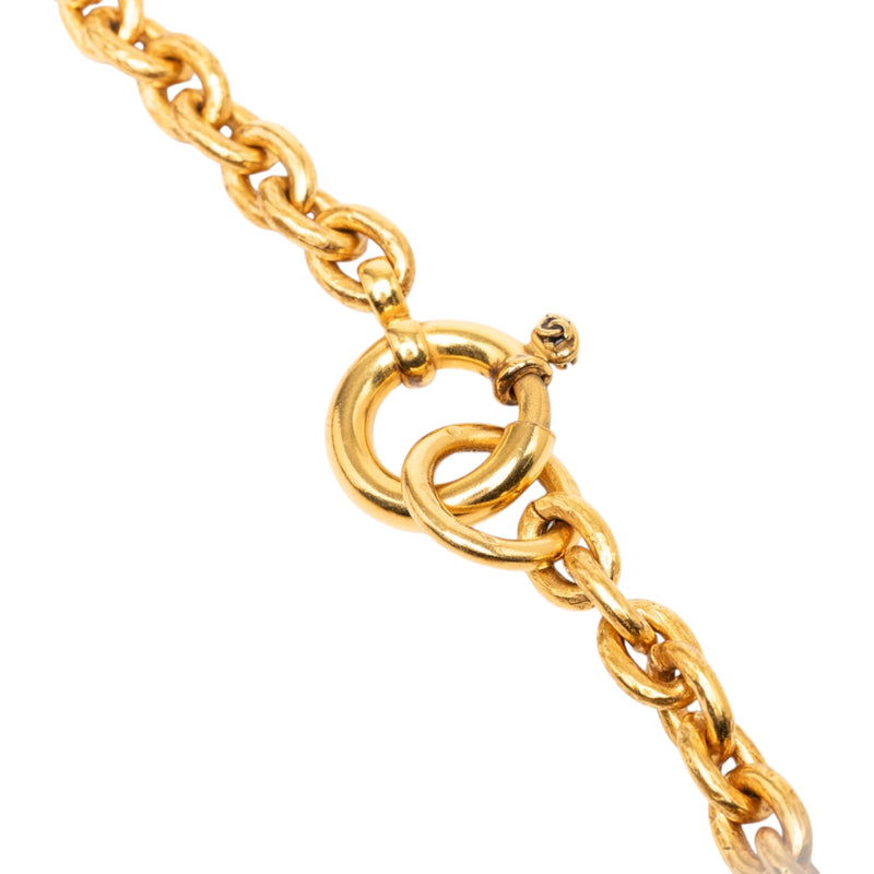 Triple CC Gold Plated Cross Pendant Necklace - Image 4