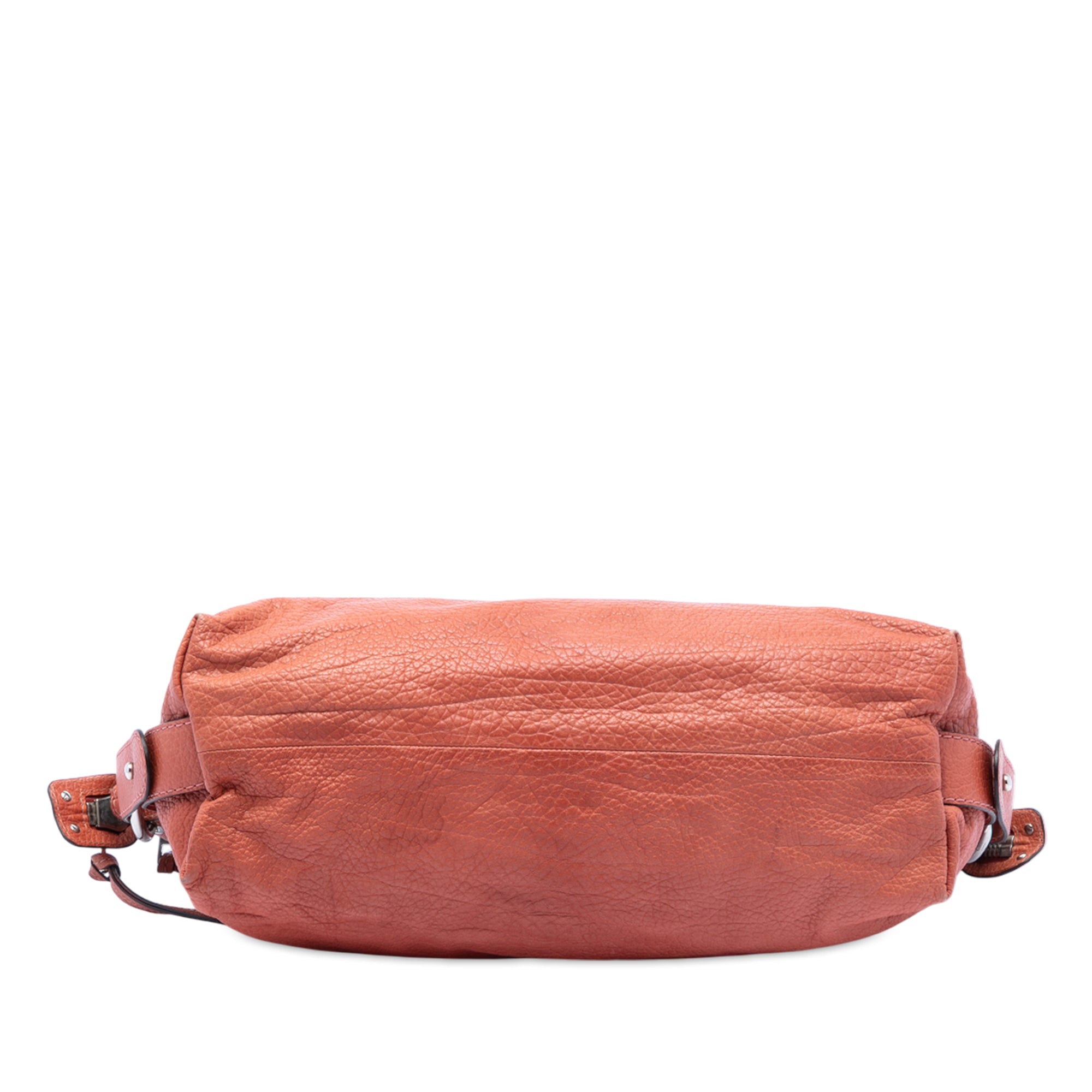 Medium Leather Bamboo Bar Tote - Image 3