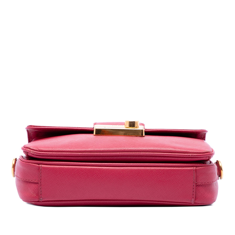 Saffiano Sound Lock Satchel - Image 3