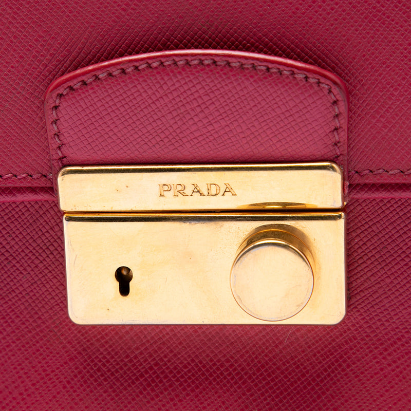 Saffiano Sound Lock Satchel - Image 5