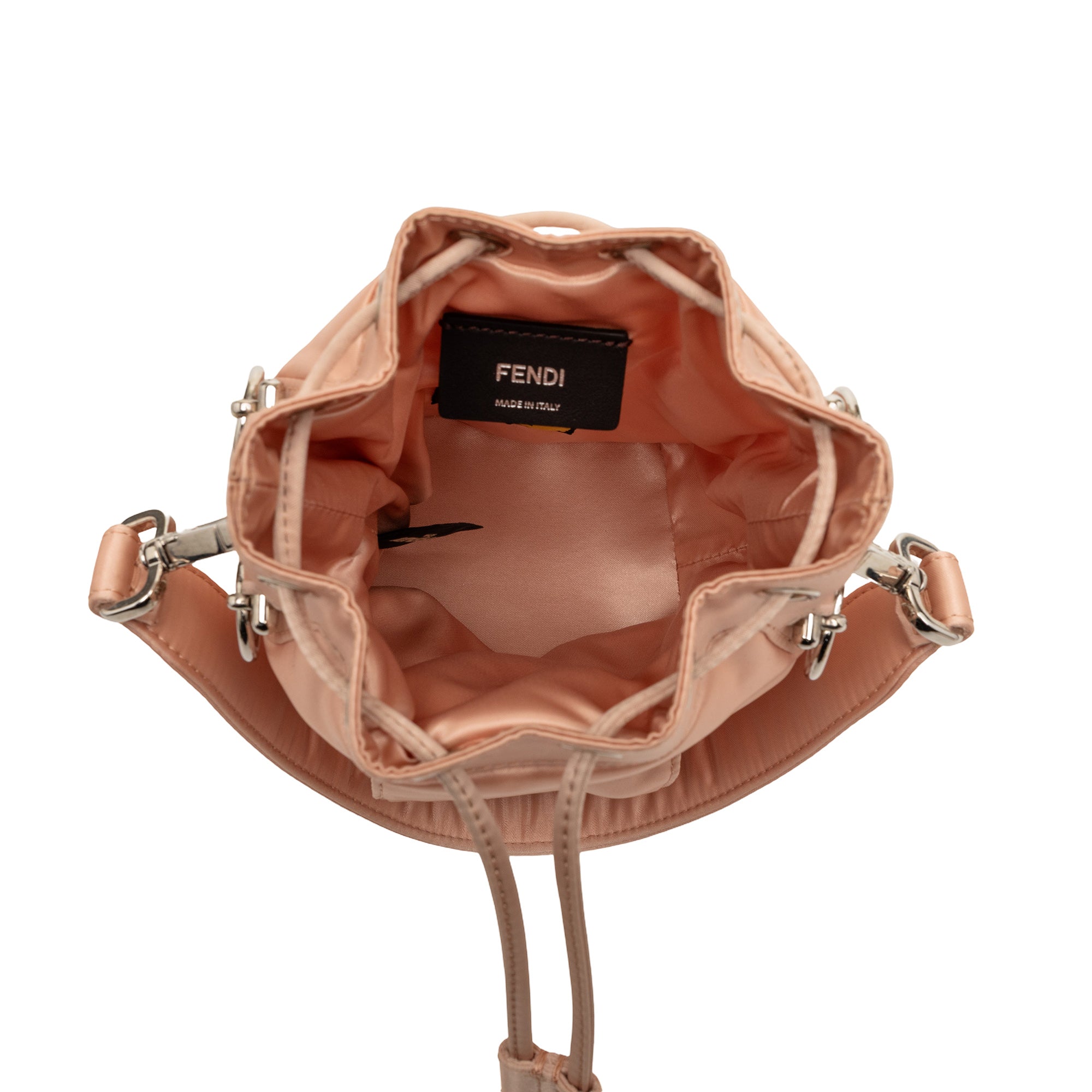 Mini Satin Mon Tresor Bucket Bag - Image 4