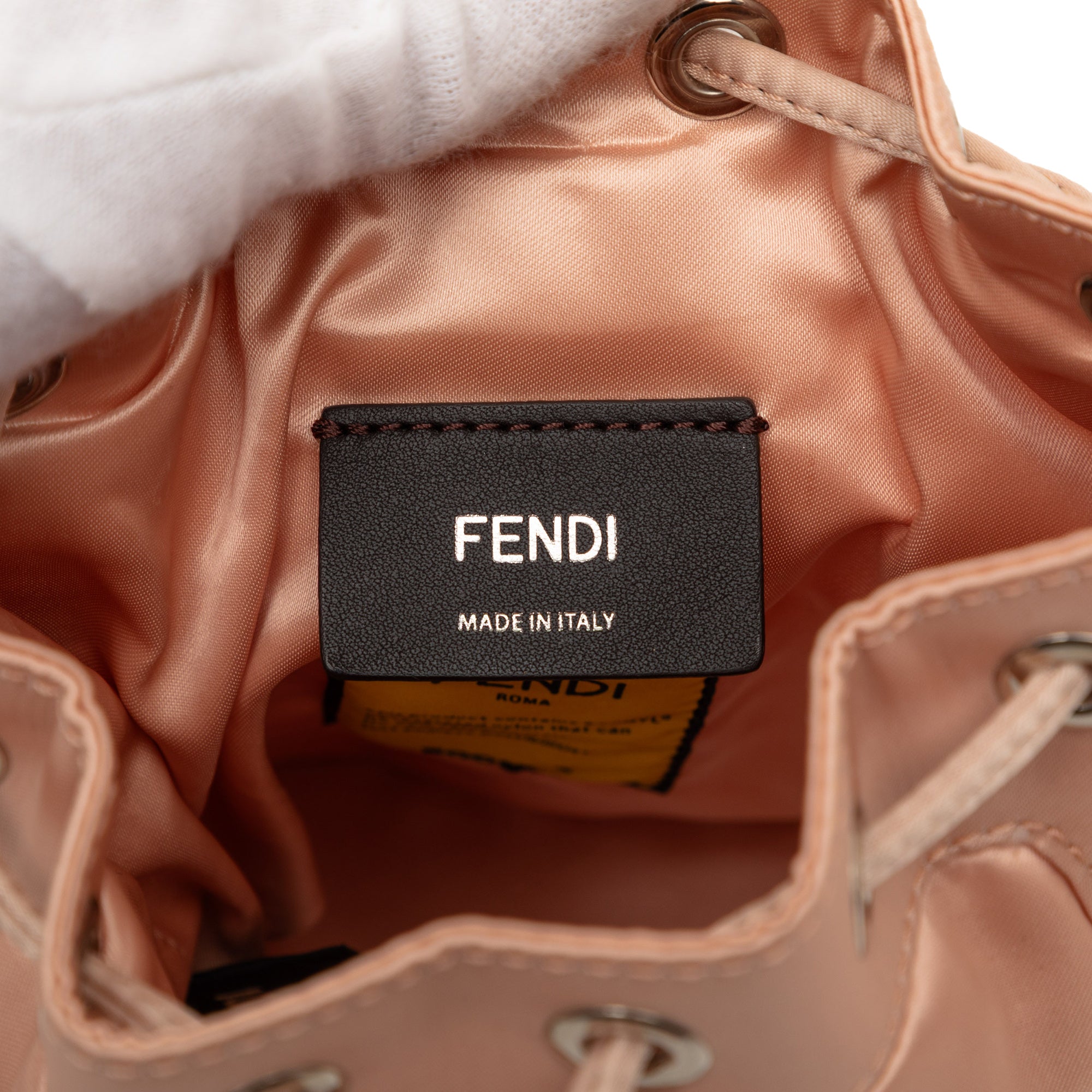 Mini Satin Mon Tresor Bucket Bag - Image 5