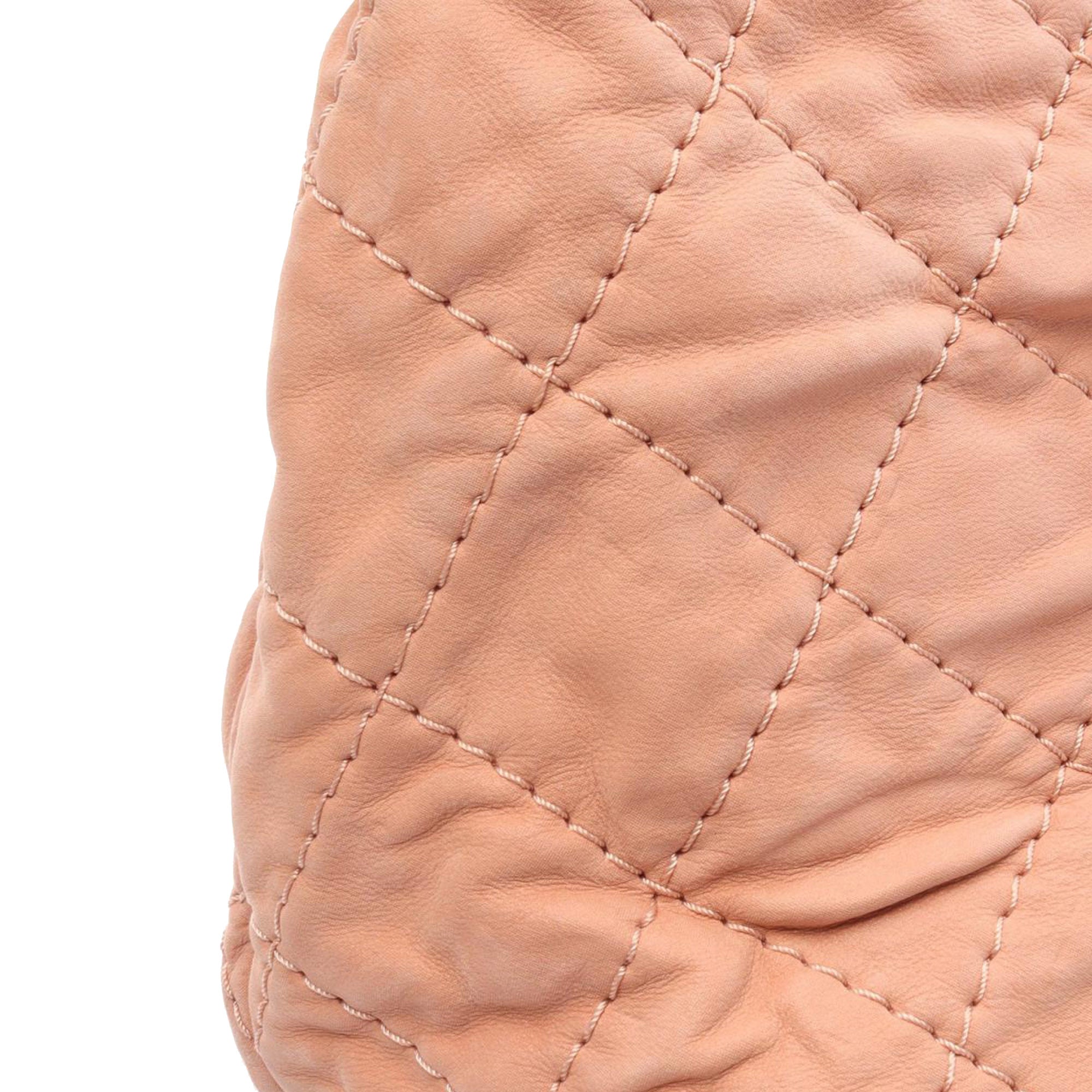 Large CC Quilted Suede Sea Hit Tote - Image 9