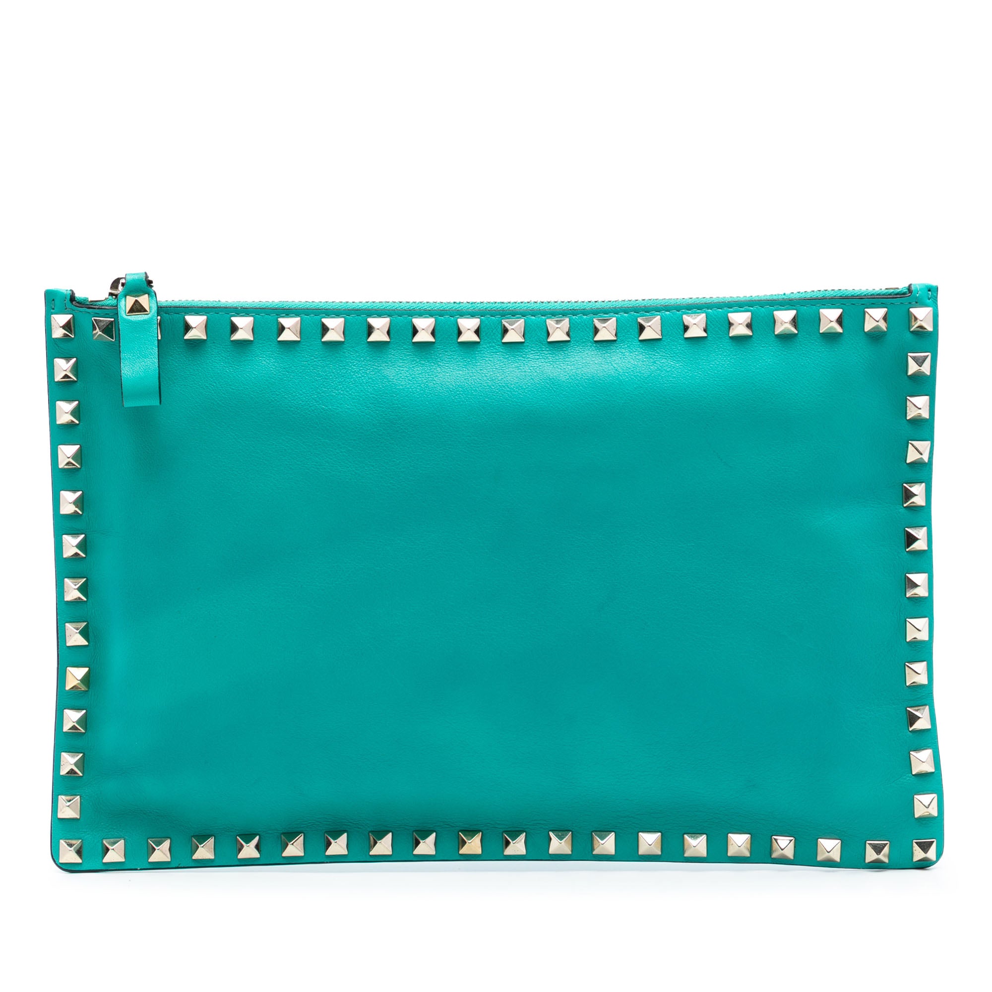 Leather Rockstud Clutch - Image 1