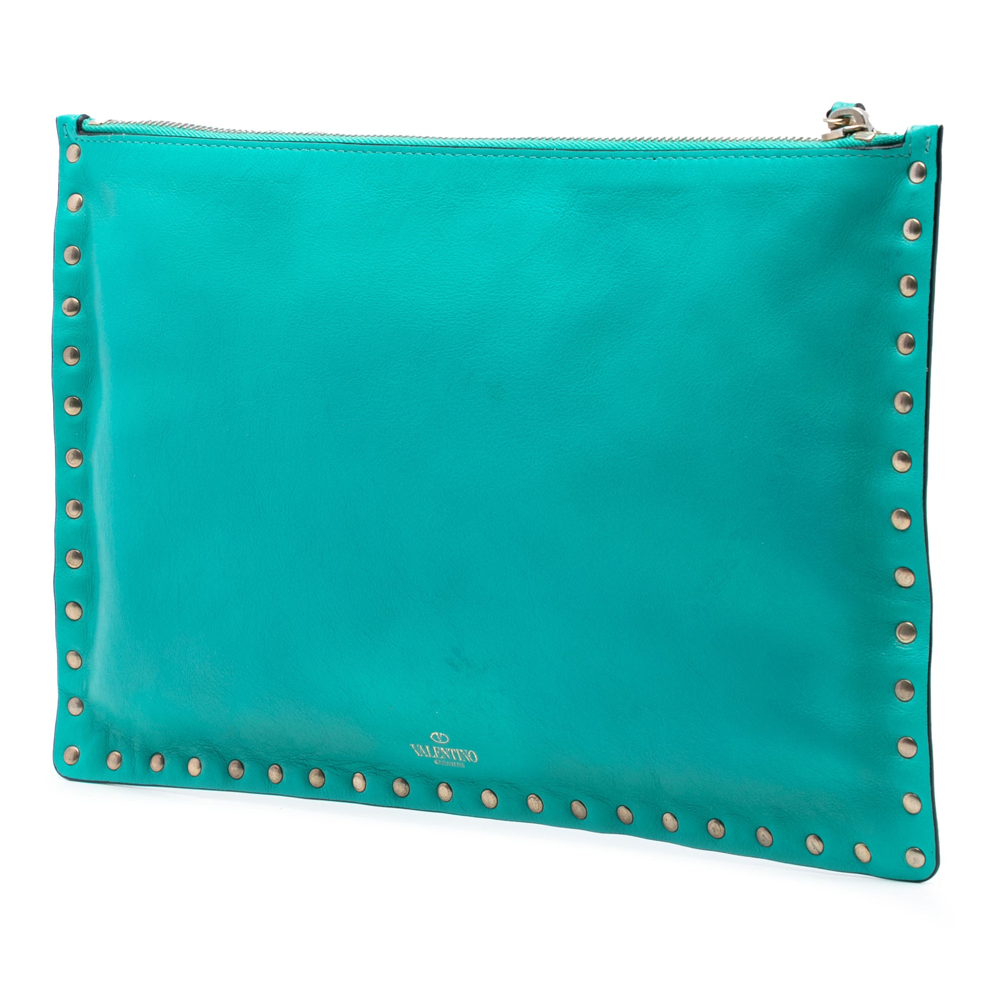 Leather Rockstud Clutch - Image 2