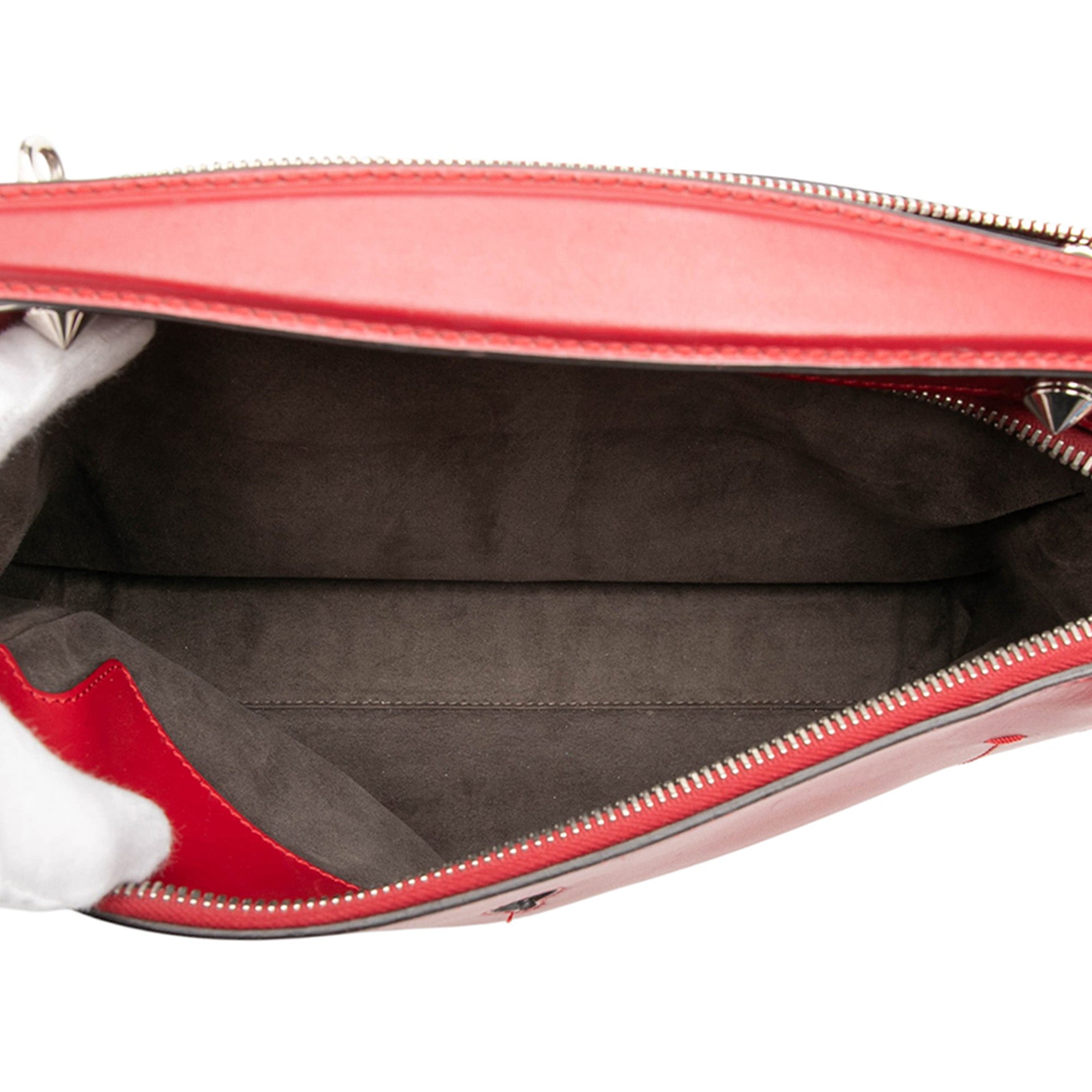 Medium Leather DotCom Satchel - Image 4