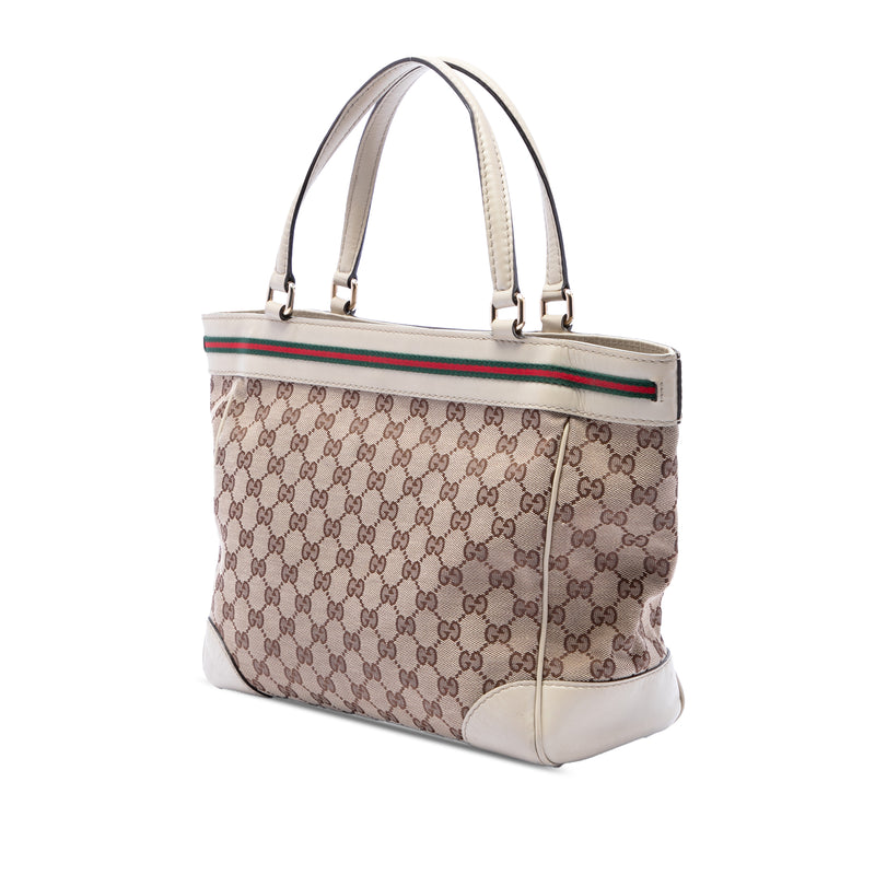 GG Canvas Web Mayfair Tote - Image 2