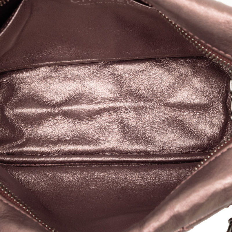 Small Metallic Quilted Aged Calfskin Reissue Camera Bag - Image 4