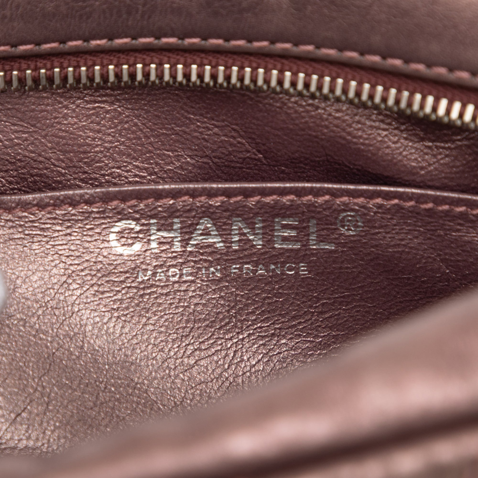 Small Metallic Quilted Aged Calfskin Reissue Camera Bag - Image 5