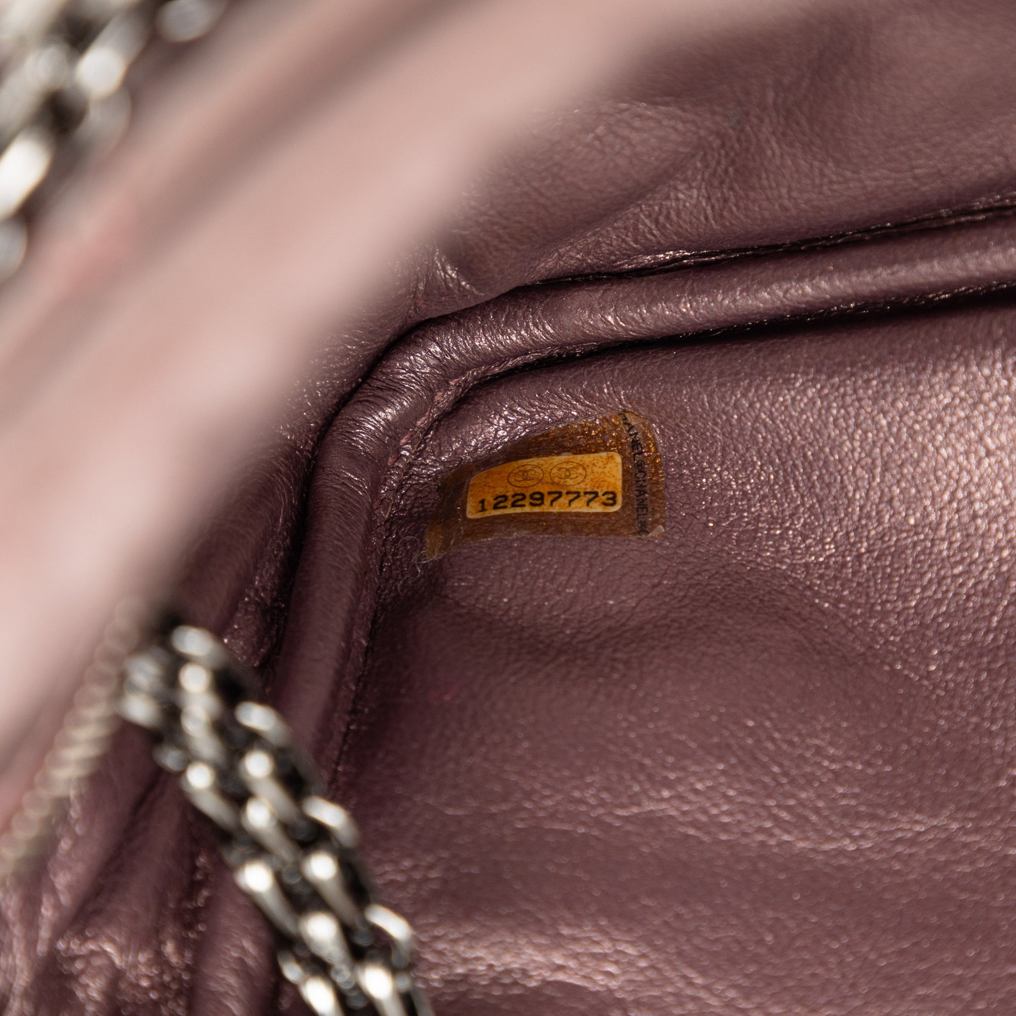 Small Metallic Quilted Aged Calfskin Reissue Camera Bag - Image 6