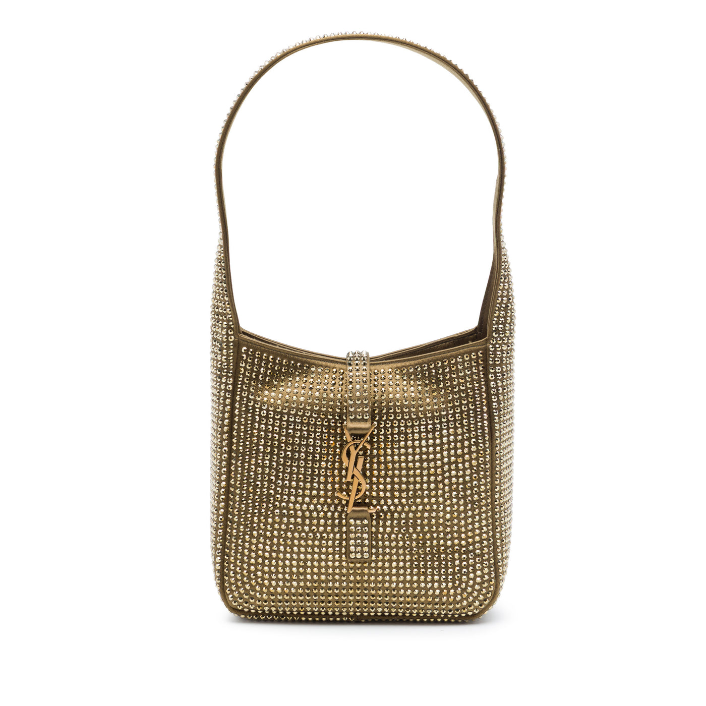 Mini Studded Satin Supple Le 5 a 7 Handbag - Image 1