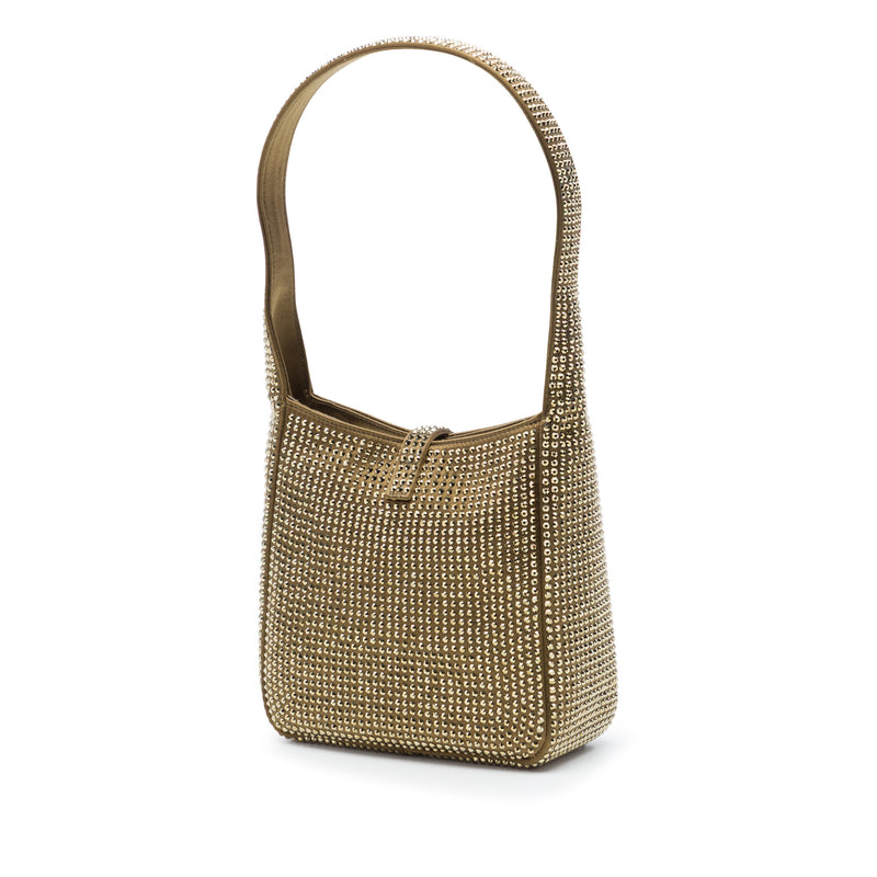 Mini Studded Satin Supple Le 5 a 7 Handbag - Image 2