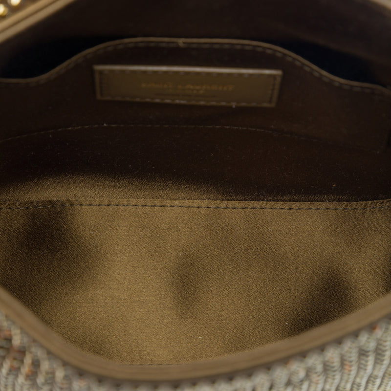 Mini Studded Satin Supple Le 5 a 7 Handbag - Image 4