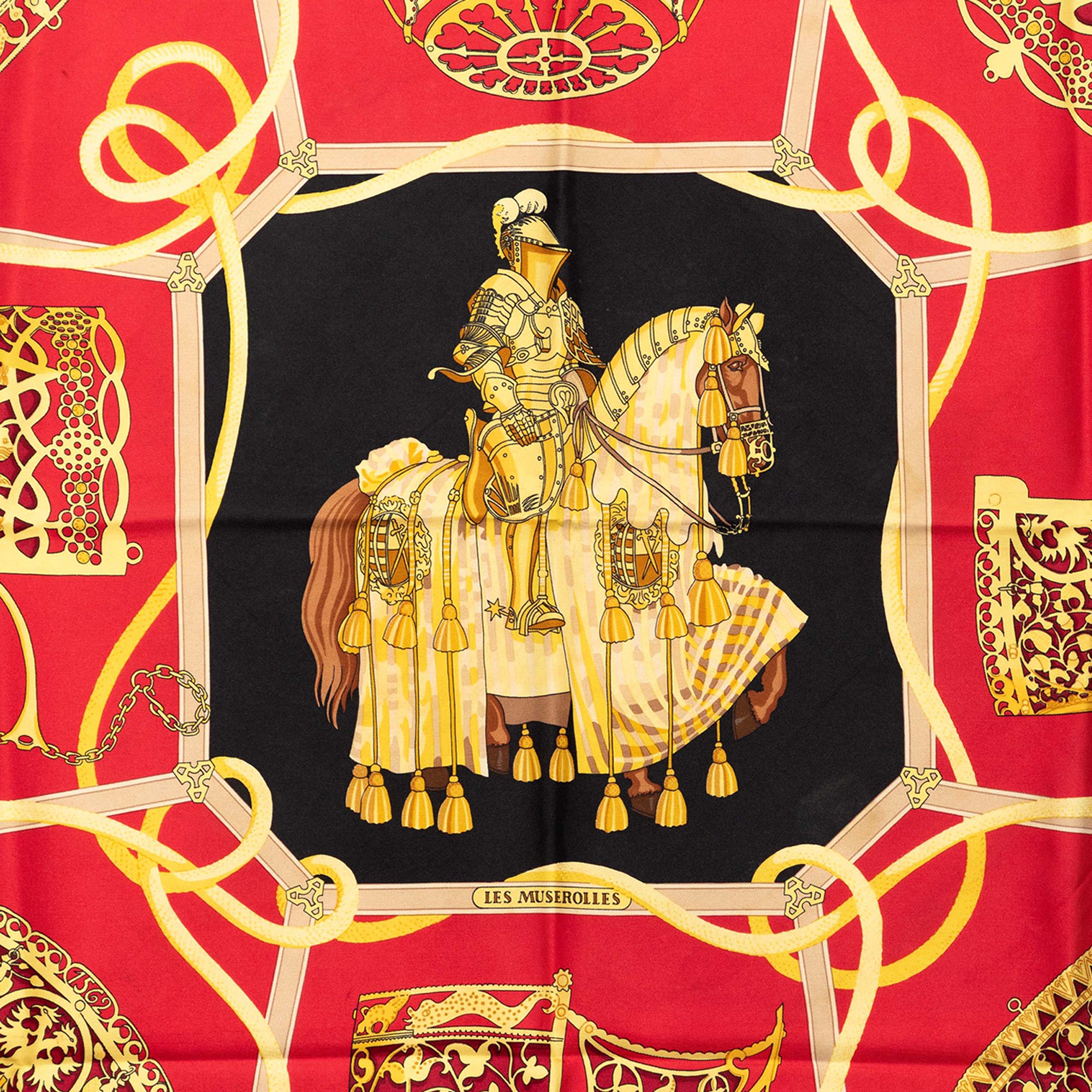 Les Muserolles Silk Scarf 90 - Image 2