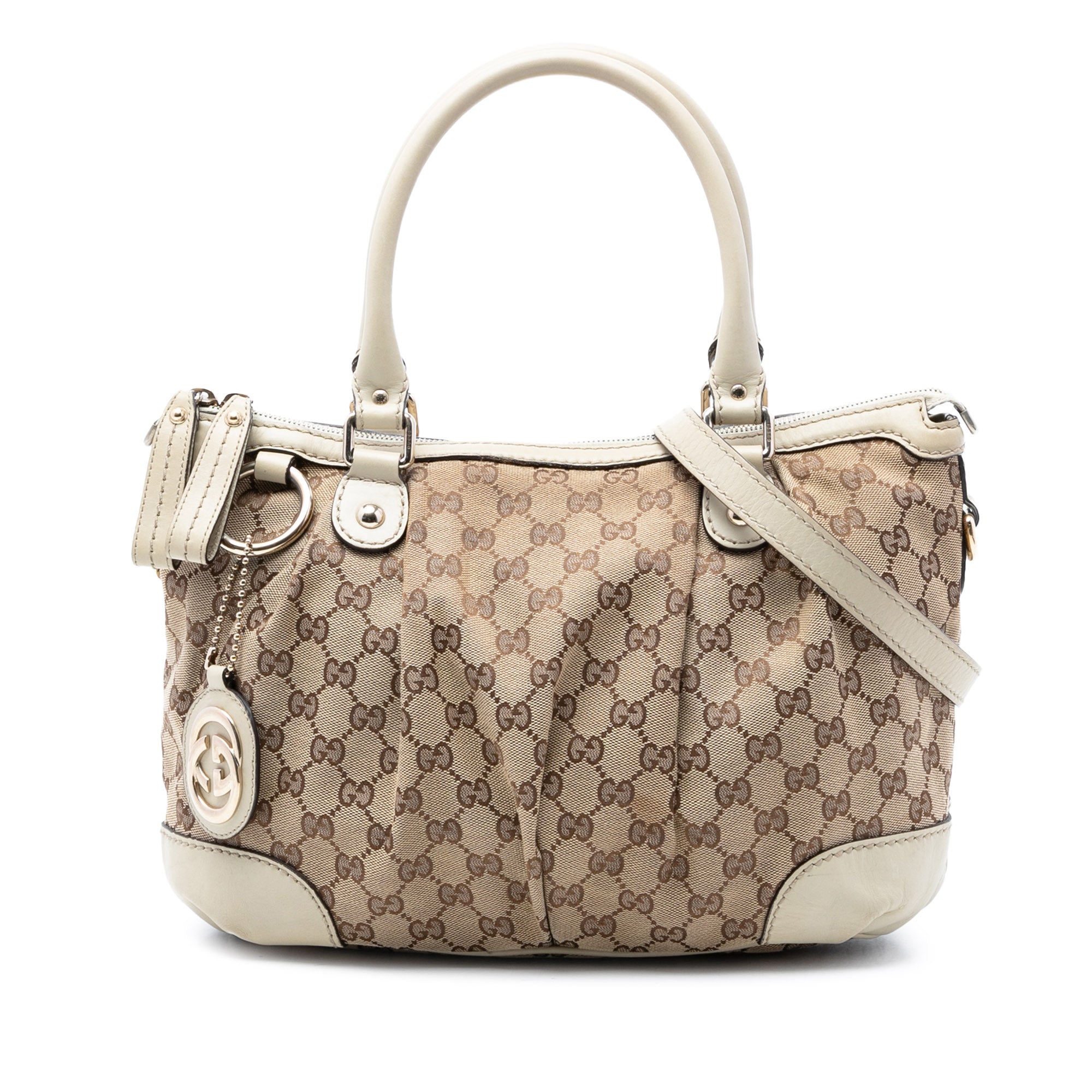 GG Canvas Sukey Satchel - Image 1