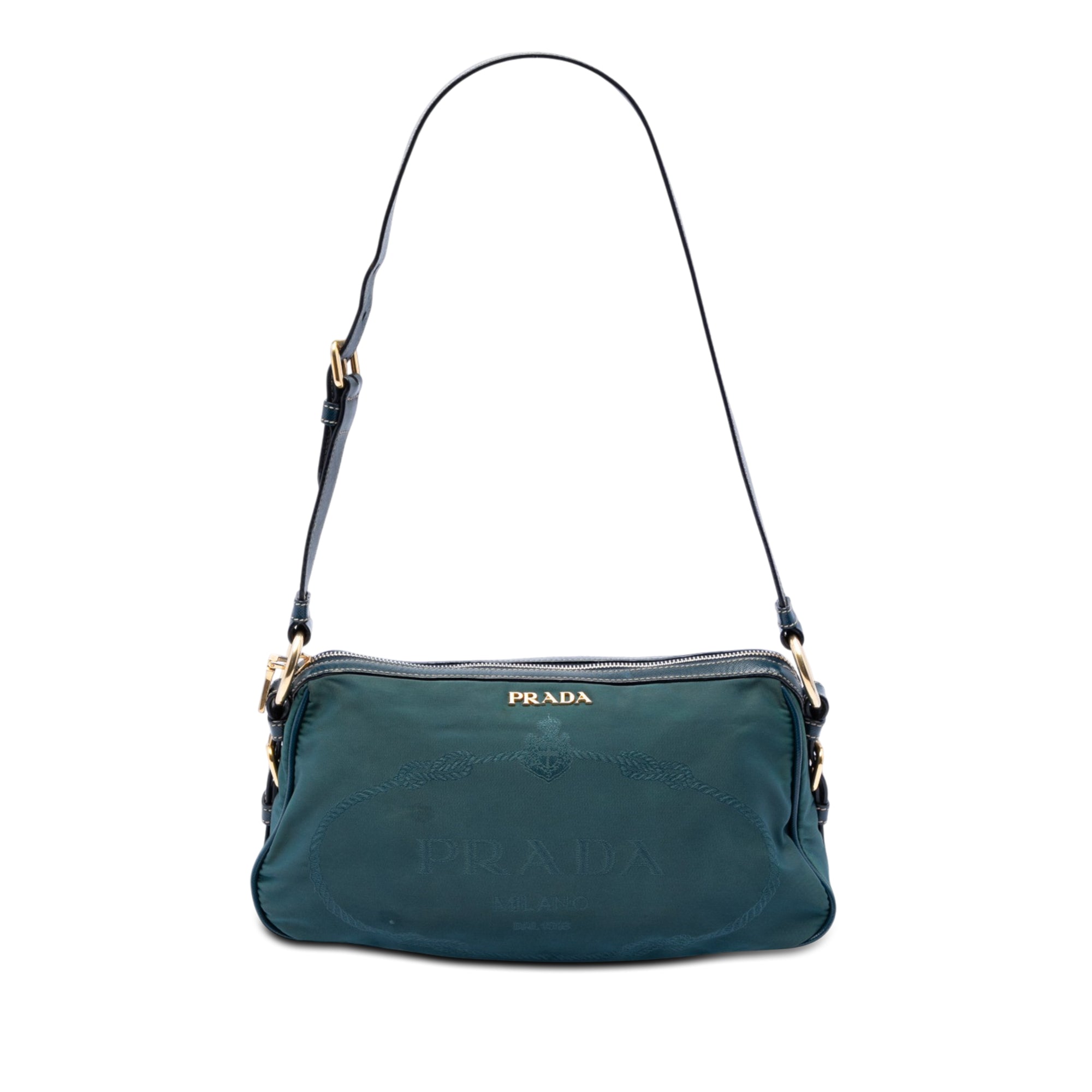 Tessuto Canapa Logo Shoulder Bag - Image 1