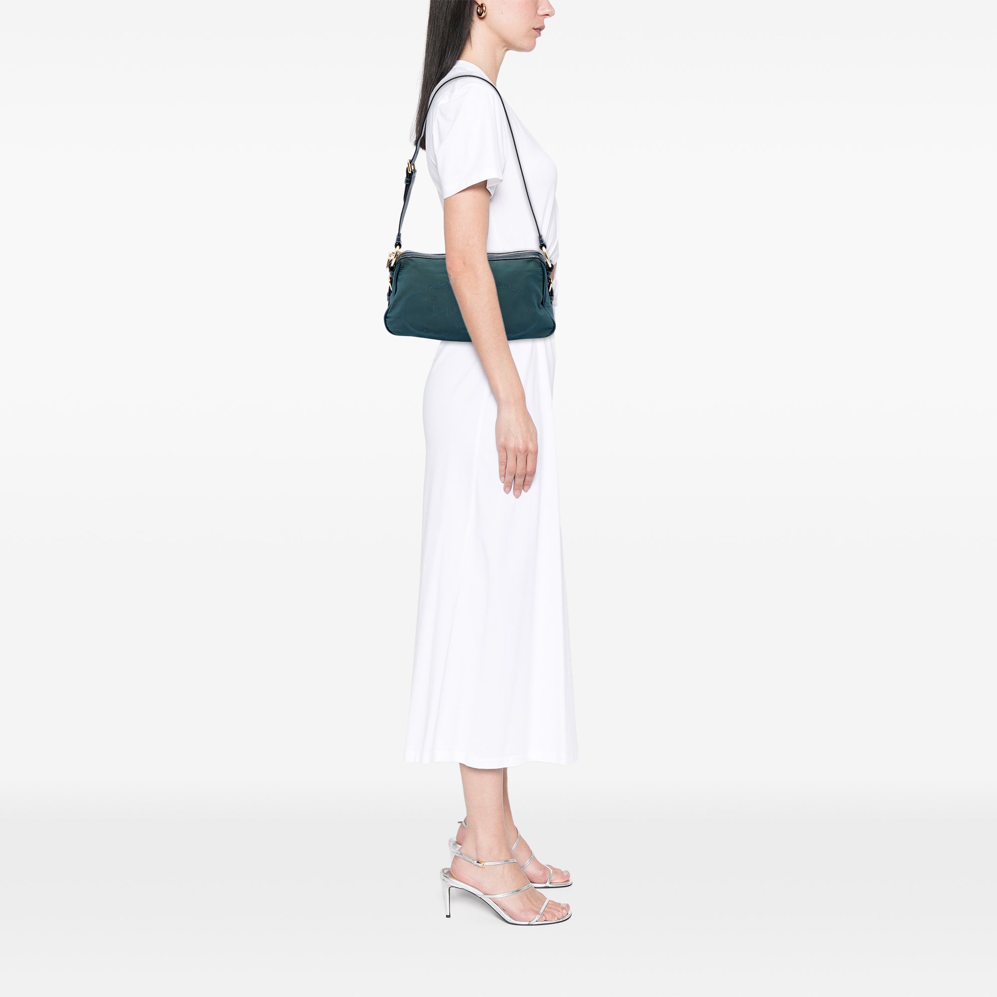Tessuto Canapa Logo Shoulder Bag - Image 6