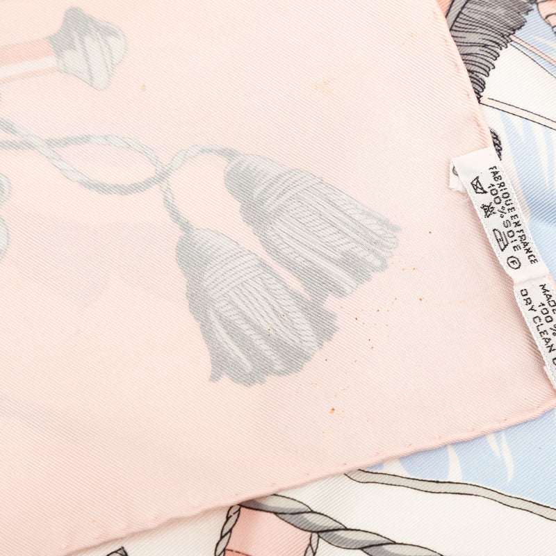 Vue du Carosse de la Galere la Reale Silk Scarf 90 - Image 6