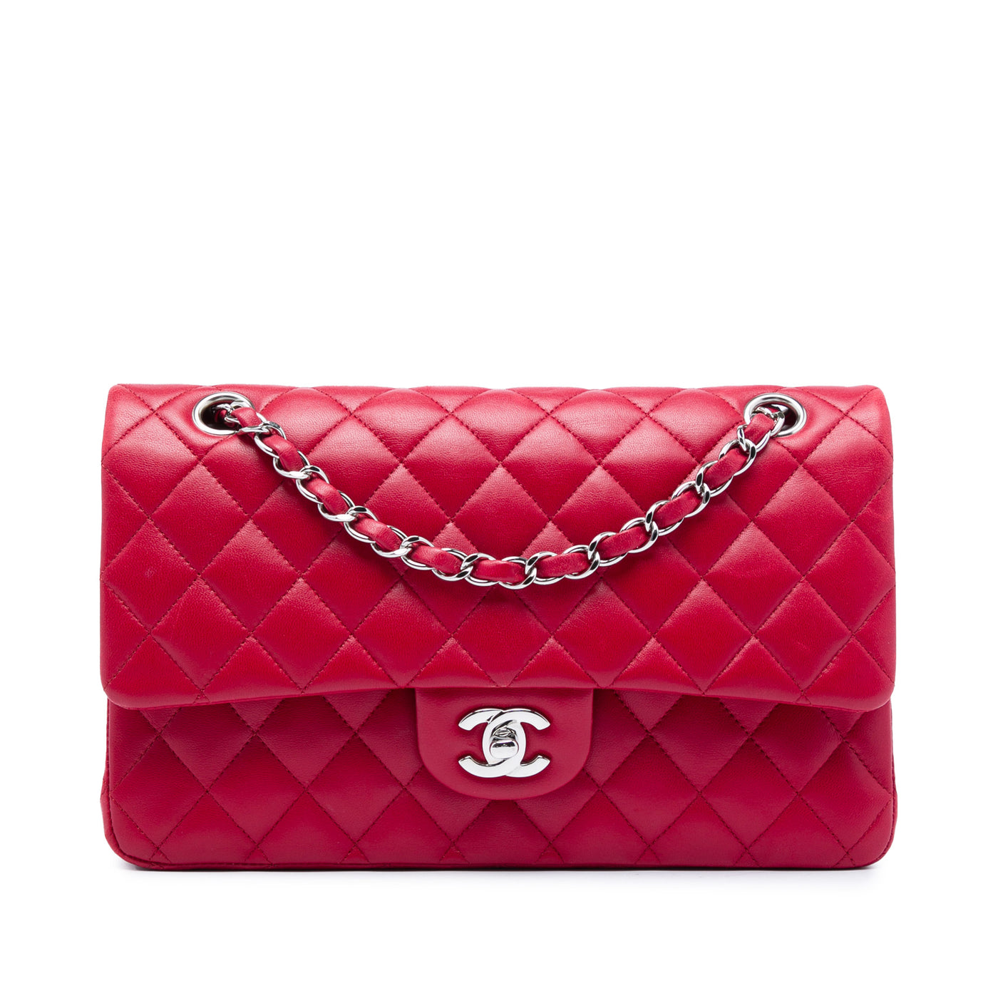Medium Classic Lambskin Double Flap - Image 1