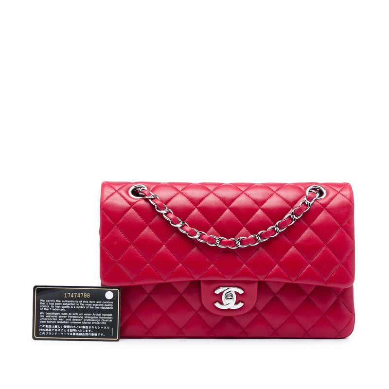 Medium Classic Lambskin Double Flap - Image 6